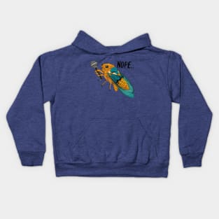 Great Cicada Comeback Tour 2024 Cicada Brood XIII and XIX Kids Hoodie